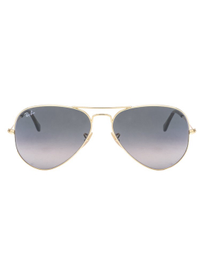 Ray-ban Gradient Aviator Frame Sunglasses