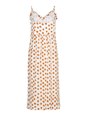 Adianna Polka-dot Cotton Dress