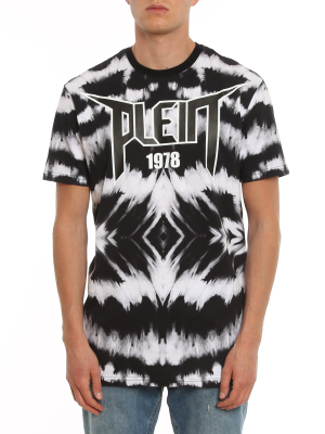 Philipp Plein Logo Tie-dye Print T-shirt