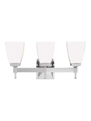 Kent 3 Light Bath Bracket Polished Chrome