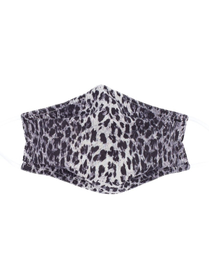 Ombre Leopard Cooling Mask W/pocket