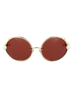 Marni Eyewear Round Frame Sunglasses