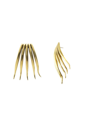 Tigre Earrings - Brass