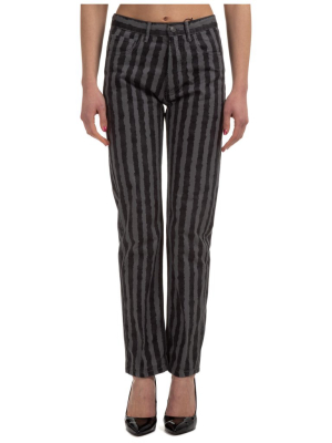 Kenzo Striped Straight-leg Jeans