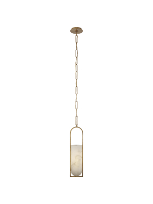 Melange Small Elongated Pendant In Various Colors