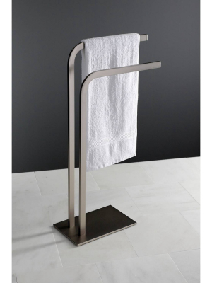 Pedestal Dual Towel Rack - Kingston Brass