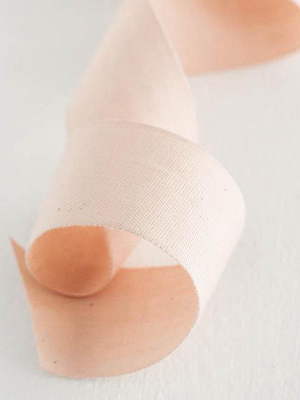 Tight Weave Cotton Ribbon - Blush