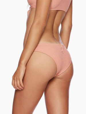 Lola Cheeky Bikini Bottom - Whiskey Rose Pink