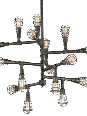 Conduit Chandelier Extra Large By Troy Lighting