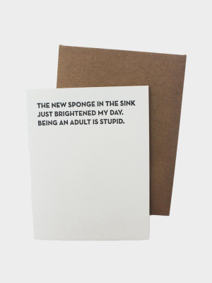 Sponge Card