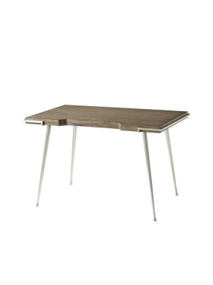 Cosmopolitian Writing Table - Silver