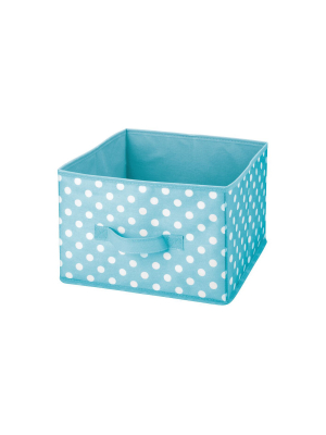 Mdesign Kids Fabric Closet Storage Organizer Cube Bin, 4 Pack