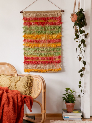 Tufted Shag Wall Hanging