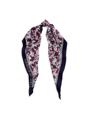 Diana Floral Silk Scarf