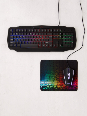 Packard Bell Led Gaming Keyboard, Mouse And Mousepad Set