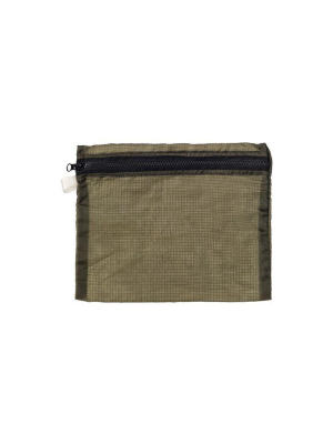 Vintage Parachute Light Pouch - Large - Olive