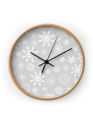 Iveta Abolina Lapland Ii Round Clock By Deny Designs.