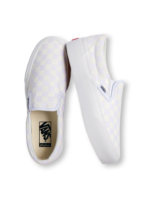 Customs Checkerboard Slip-on Platform