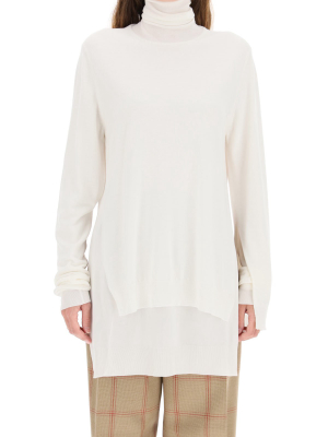 Marni Roll-neck Side-slit Knit Jumper