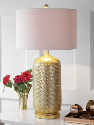 30" Sophia Resin Table Lamp (includes Led Light Bulb) Gold - Jonathan Y