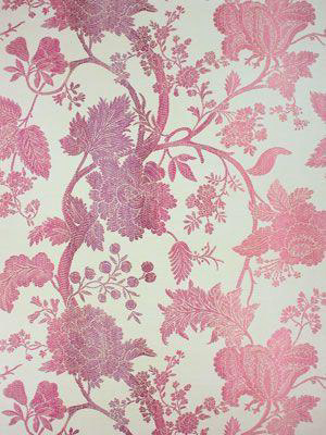 Sample Amazonas Wallpaper In Pink From The Birdcage Walk Collection By Nina Campbell