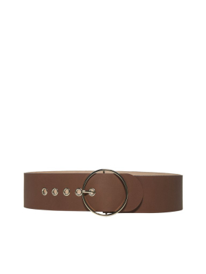 Max Mara Round Buckle Belt