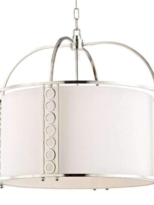 Infinity 8 Light Large Pendant Polished Nickel