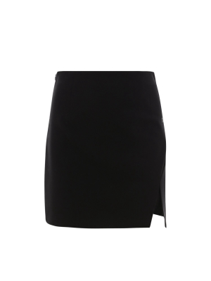 Off-white Side Slit Mini Skirt