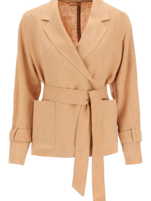 Max Mara Studio Rodi Belted Blazer