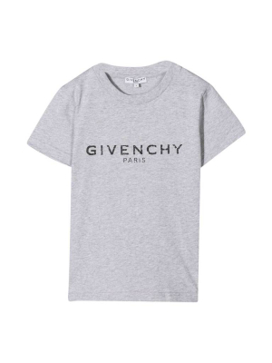Givenchy Kids Logo Print T-shirt
