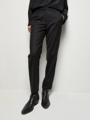 Nili Lotan Colmar Pant In Black