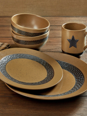 Park Designs Sawmill Star Mug Set - Tan