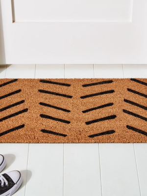 Nickel Designs Hand-painted Doormat - Stripe