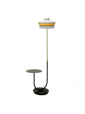 Calypso Martinique Outdoor Floor Lamp With Table