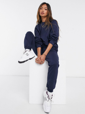 Asos Design Tracksuit Ultimate Sweat / Jogger With Tie In Organic Cotton