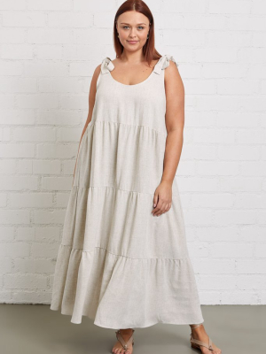 Linen Adelaide Dress - Plus Size