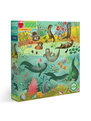 Eeboo Otter 1000 Piece Puzzle