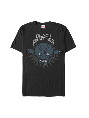 Men's Marvel Black Panther Kawaii T-shirt