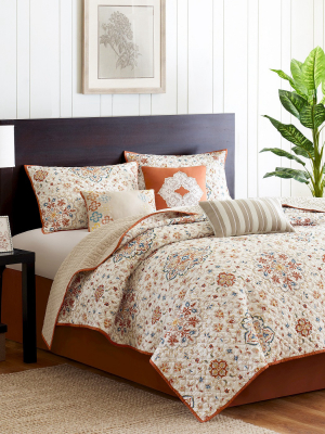 Neda Quilted Coverlet Set - 6pc