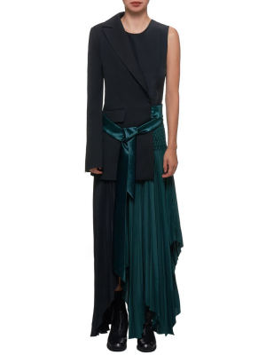 Jacket Dress (d5-black-w-emerald)