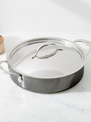 Hestan Nanobond Stainless Steel 3.5-quart Covered Sauteuse