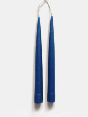 Copenhagen Blue Taper Candles