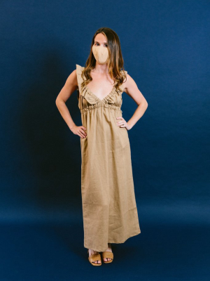 Milos Dress In Taupe