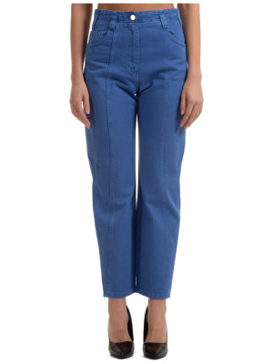 Alberta Ferretti High Waisted Boyfriend Jeans