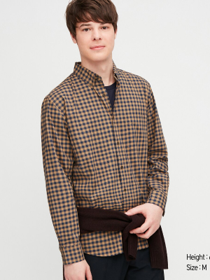 Men Extra Fine Cotton Broadcloth Long-sleeve Shirt