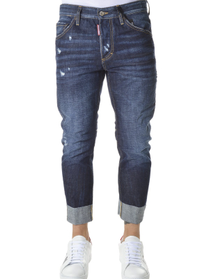 Dsquared2 Distressed Cropped Jeans