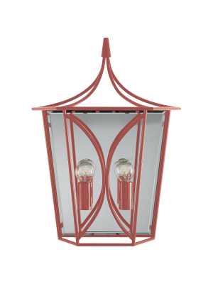 Cavanagh Medium Lantern Sconce In Various Colors