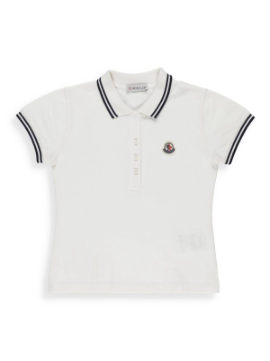 Moncler Enfant Logo Embroidered Polo Shirt