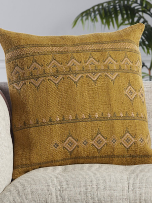 Sagira Tribal Pillow In Gold