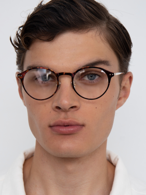 Lee Oval Optical Frame In Black